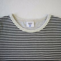 アカチャンホンポ シンプルフリー 半袖Tシャツ 子供服 キッズ ストライプ 白黒 110cm 【USED品】10 00124_画像3