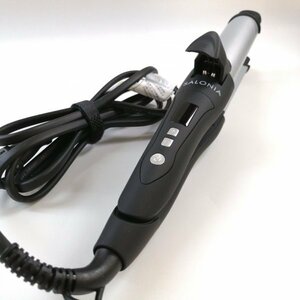 SALONIA 2WAY strut & Karl hair iron silver black saronia ceramic coating [USED goods ] 02 03244