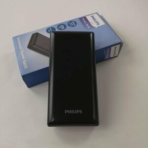 PHILIPS モバイルバッテリー ブラック フィリップス DLP7721C 大容量バッテリー 急速充電 【USED品】 02 03965
