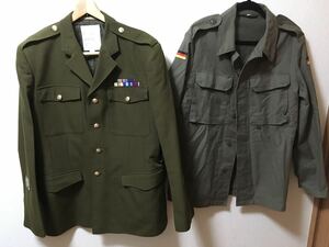 軍服 アーミー ジャケット 2着セット 制服 サバゲ ドイツ dress army おまけ　手榴弾　Motif キーケース　ミリタリー　ワッペン