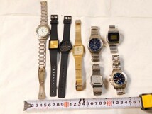 Y634★カシオ/腕時計/8点セット/ まとめて/CASIO QUARTZ/ MO-383/ MW-59/ MTP-1244/他/ジャンク/全国一律185円_画像1