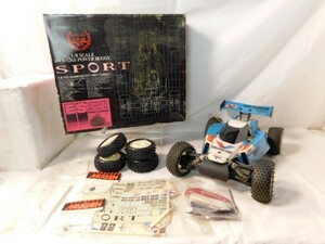 A675★MUGEN/スポルト？/ラジコン/エンジン/無限/1/8SCALE 4WD GAS POWER BUGGY★Futaba S9301/S9401/ジャンク★送料1200円〜