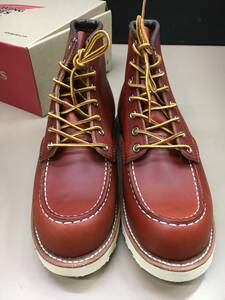 S156[08]4(スニーカー) 美品 REDWING/レッドウィング 6インチ クラシック モックトゥー 8875 25㎝ 11/29S出品