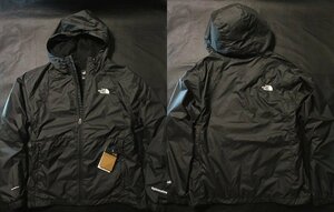 本物正規◆ノースフェイス◆軽量 マウンテンパーカー 両袖 ロゴ■XL■黒■Hydrenaline JKT■新品/アメリカ限定/WINDWALL/裏地メッシュ張