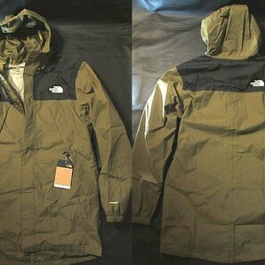 本物正規◆ノースフェイス◆防水 マウンテン パーカー/コート ANTORA PARKA■M■カーキグリーン/黒/新品/アメリカ限定/MILITARY OLV/4Q6の画像1