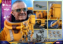 ※特製台座のみ 【ムービー・マスターピース】 『ガーディアンズ・オブ・ギャラクシー：リミックス』 1/6 スタン・リー ホットトイズ_画像5