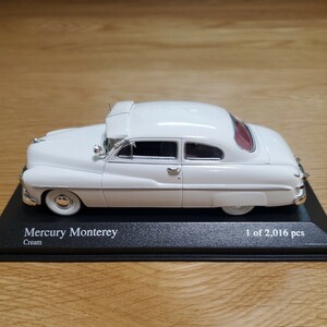1/43 ミニチャンプス MINICHAMPS ミニカー/Mercury Monterey 2-door Coupe 1950 Creem/マーキュリー モントレー クーペ クリーム