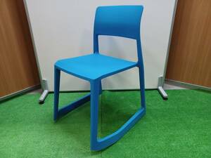 ★Vitra ヴィトラ☆Tip Ton Chair ティプトン★ダイニングチェア スタッキングチェア ミーティングチェア デザイナーズ☆グラシアブルー★1