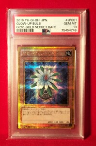 PSA10 鑑定 遊戯王 グローアップバルブ ゴールドシークレットレア ゴルシク