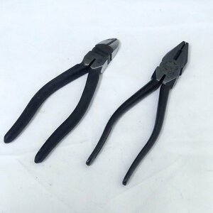 【1円～】トラスコ TBKN150 JIS強力ニッパ、フジ矢 ペンチ 全長約160mm ハンドツール 2点 USED /2311C