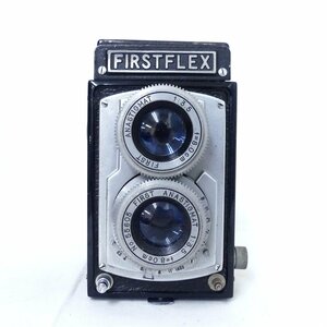 FIRSTFLEX ファーストフレックス F3.5 f=8.0cm 80mm 二眼レフ フィルムカメラ レトロ 空シャッターOK USED /2311C