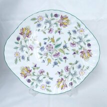 MINTON ミントン HADDON HALL ハドンホール BBプレート グリーン 大皿 洋食器 超美品 /2311C_画像1