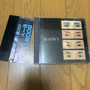 送料無料！美品！BOOWY BOOWY 帯付き　氷室京介　布袋寅泰