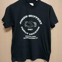 【送料無料】海外購入アメリカ製ビンテージブラックTシャツSサイズ80年代