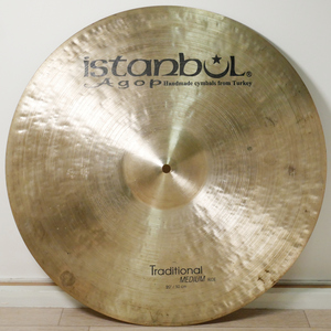 ISTANBUL Agop イスタンブール アゴップ Traditional MEDIUM RIDE ライドシンバル 20インチ 約2,445g トルコ製ハンドメイドシンバル 