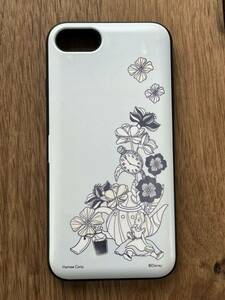 ミラーカードケース■iPhoneSE2■第２世代■ディズニー■アリス■iPhone7■iPhone8■iPhoneSE3■第3世代■Hamee■正規品