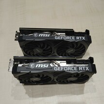 【中古完動品】【非LHR 】MSI GeForce RTX 3070 VENTUS 2X OC グラフィックスボード　2台セット_画像5