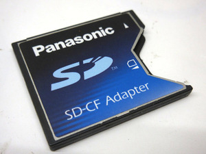 11K097 Panasonic パナソニック SD-CF Adapter カード変換アダプター 中古 現状 未確認 売り切り