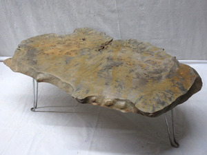 12K010 天然素材 木 こぶ 瘤杢 テーブル天板 80×47cm 厚さ 2.6cm 現状 1点限り 売り切り