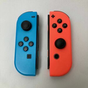 【ジャンク】1円〜Nintendo Switch Joy-Con 純正品 ネオンレッド ネオンブルー 任天堂 ニンテンドースイッチ コントローラー