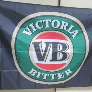 『特大A』黒緑VB▽激シブ■新品ヴィクトリア ビターVictoria BitterオーストラリアAustraliaビール BEER　フラッグ旗　バナー　広告宣伝