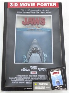 ★未開封★JAWS 3D ムービーポスター ジョーズ (映画ポスター/マクファーレントイズ)★【TY725】