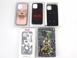 ★中古★iPhone ケース まとめ売り 11ProMAX 12ProMAX（Supreme/KENZO/A BATHING APE/Maison Margiela）★【AP134】