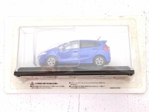 ★中古★【未開封】国産車コレクション 1/43 ホンダ フィット RS (2014) ブルー アシェット (Fit/Honda/ミニカー)★【TY727】