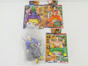 ★中古★【未開封】ドラゴンボール ビッグサイズ アクションDXソフビフィギュア 4個セット(孫悟空/天津飯/トランクス/ピッコロ)★【TY704】