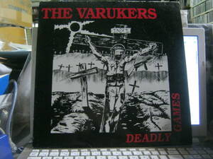 VARUKERS ヴァルーカーズ / DEADLY GAMES フランス赤盤LP Exploited Chaos U.K. Disorder One Way System Vice Squad DISCHARGE BLITZ