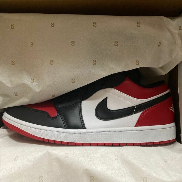 Nike Air Jordan 1 Low "Bred Toe"ナイキ エアジョーダン1 ロー "ブレッドトゥ"