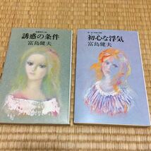 誘惑の条件／初心な浮気　富島建夫著　桃園書房　２冊セット　送料無料 _画像2