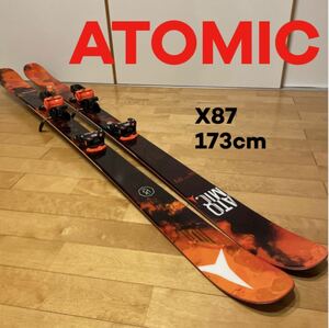 【未使用】アトミック ATOMIC VANTAGEシリーズ PANIC 173cm 87mmスキー板 ビンディングセット フリースキー フリースタイルスキー