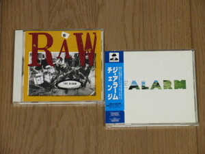 CD☆ジ・アラーム/2枚(CD)セット（見本盤）/THE ALARM「チェンジ」「RAW」/PROMO