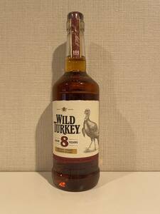 20220918(3) ワイルドターキー８年　正規品　WILD TURKEY AGE 8YEARS １本