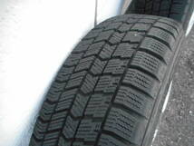 MILLOUS ミルアス 社外アルミホイール 5.5J 15インチ +42 PCD100-4穴 165/65R15 GOODYEAR ICENAVI8 2021年製 9分山 スタッドレスタイヤ付_画像6