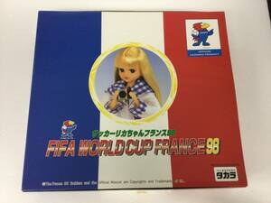 Z22◆中古未使用品◆タカラ サッカー リカちゃん フランス98 FIFA WORLD CUP FRANCE