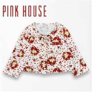【BABY PINK HOUSE】ベビーピンクハウス　花柄　カーディガン