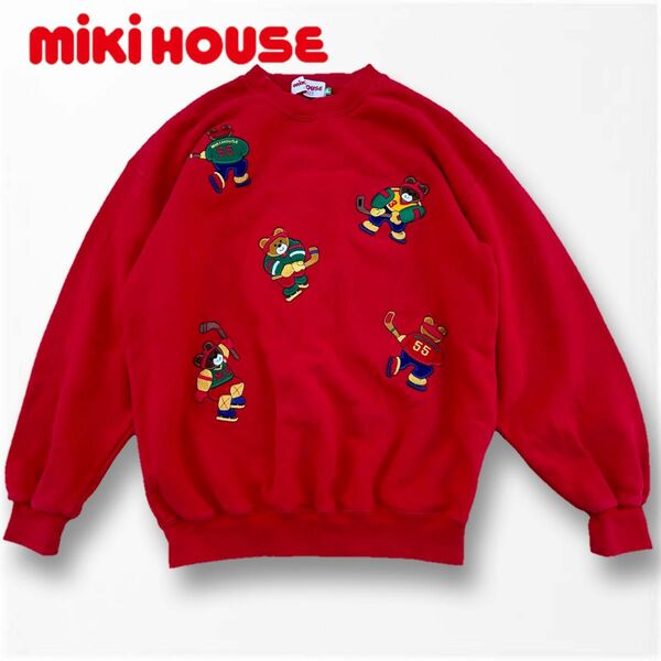 【MIKI HOUSE】ミキハウスジュニア　kids くまワッペン