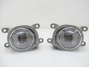 ●美品 新車外し トヨタ プリウス ZVW50 後期 80 ハリアー 50 RAV4 ヤリスクロス 純正 LED フォグ 左右 KOITO 12-611 (M0000B9)