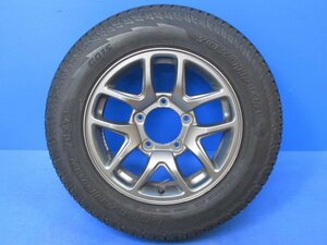 バリ溝 1本 ジムニー JB64W 純正 16X5.5J +22 PCD139.7 5穴 175/80R16 91S 16インチ タイヤ ホイール (g089915)