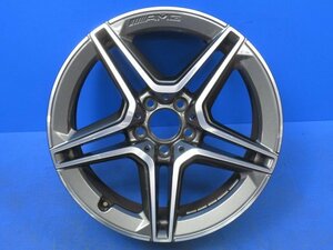 ベンツ Cクラス W205 AMG 純正 18X8.5J +49 PCD112 5穴 A2054019600 18インチ ホイール 1本 (g090103)