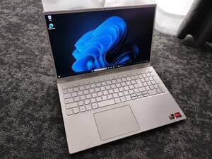 【美品】DELL 15.6インチ ノートPC Inspiron 5505 Ryzen5 メモリ8GB SSD250GB 