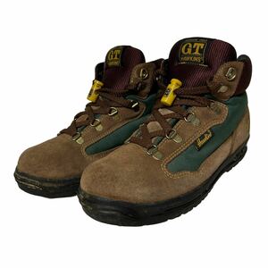 BA109 G.T.HAWKINS G.T Hawkins lady's trekking shoes mountain climbing shoes 23cm Brown green suede 