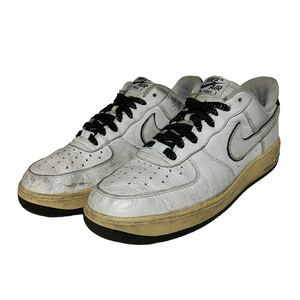 BA362 NIKE ナイキ AIR FORCE 1 エアフォース メンズ スニーカー US9.5 27.5cm ホワイト ブラック 人気モデル