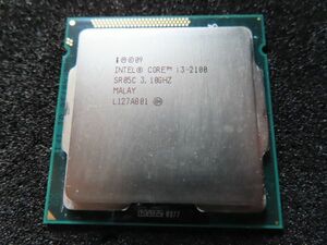 インテル Core i3-2100 プロセッサー 3M キャッシュ、3.10 GHz SR05C