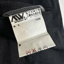 【DAKS】ダックス vintage チェック柄 2タック ウールスラックス お洒落 日本製 パンツ_画像9