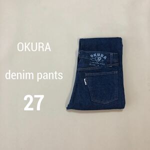  прекрасный товар 27 OKURA абельмош Denim джинсы Hollywood Ranch Market 376