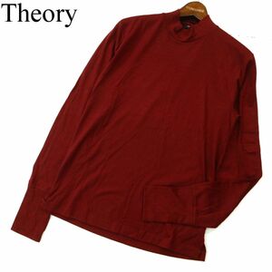 Theory セオリー 【ADEPT/MOCK THUMBHOLE TEE】 ウール100％ モックネック 長袖 カットソー セーター Sz.XS　メンズ　A3T12386_A#E