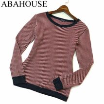 ABAHOUSE アバハウス 通年 コットン★ ニット セーター Sz.2　メンズ　A3T12870_B#L_画像1